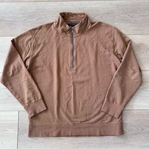 Stance Shelter 1/2 Zip Butter Blend Fleece Mens Size Large